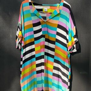 Mara Hoffman Flag mini shirt dress SOLD